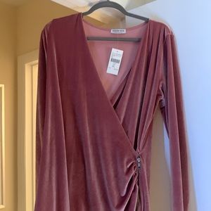 Mauve valet dress -Fashion Nova